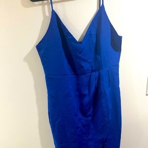 Blue cocktail dress